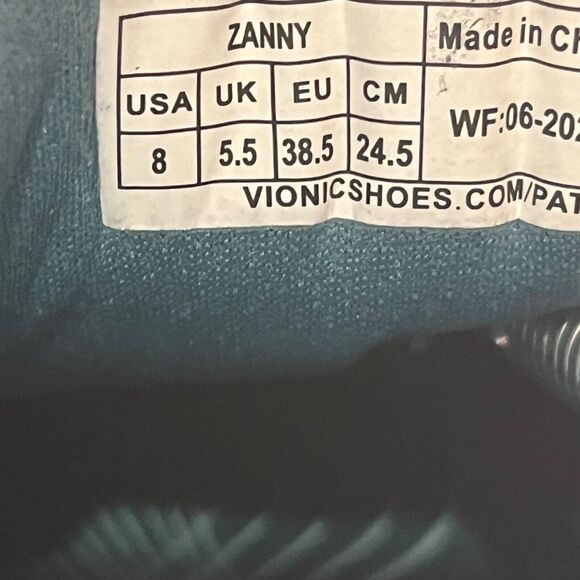 Vionic Women's Drift Zanny Waterproof Lace-Up Active Blue Sneakers Size 8 - Picture 6 of 13